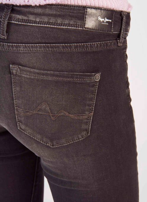 Jeans skinny noir PEPE pour femme
