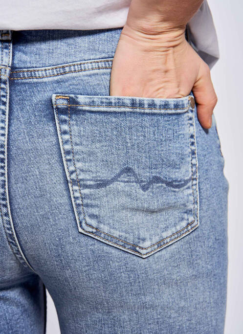 Jeans coupe droite bleu PEPE pour femme