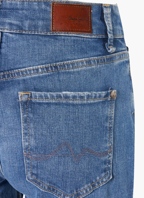 Jeans coupe droite bleu PEPE pour femme