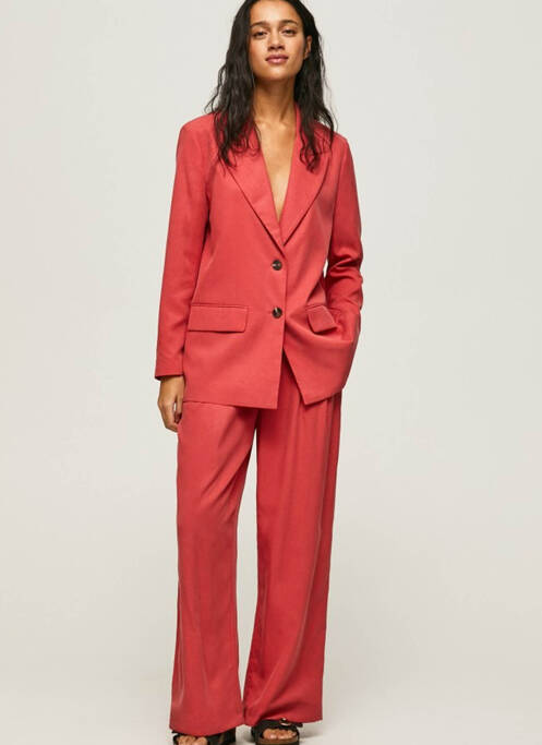 Pantalon flare rouge PEPE JEANS pour femme