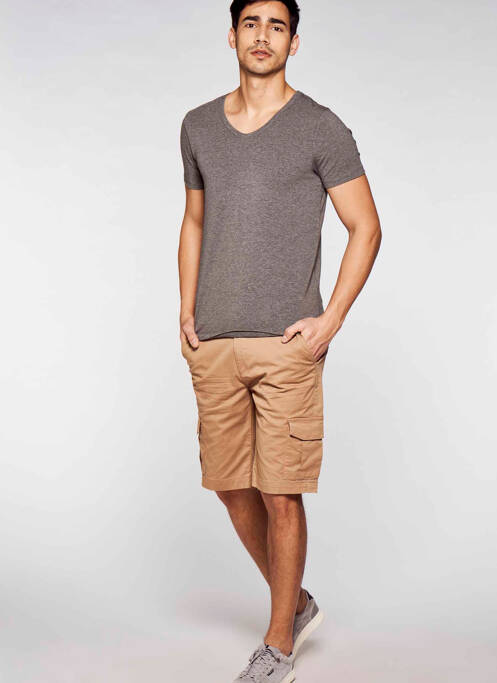 Bermuda beige PRIVATE BLUE pour homme