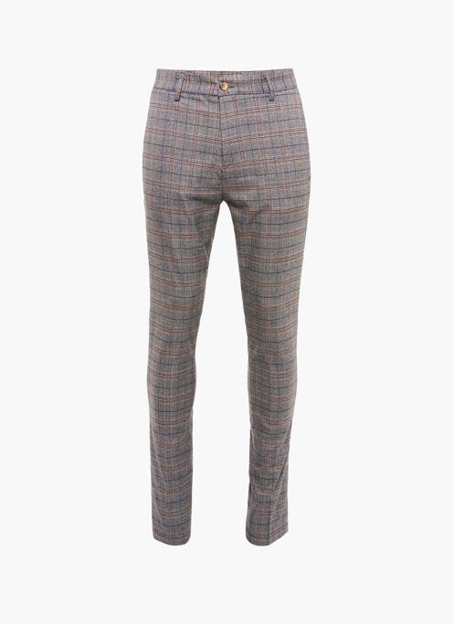 Pantalon chino marron PRIVATE BLUE pour homme