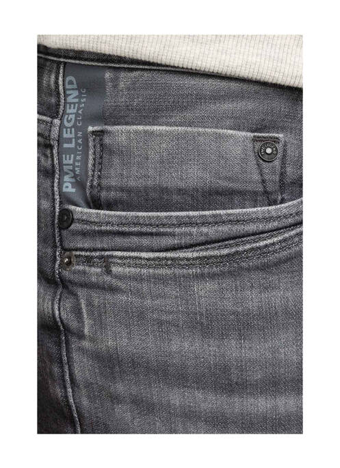 Jeans coupe droite gris PME LEGEND pour homme