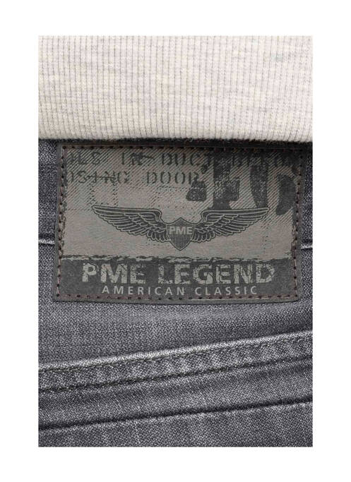 Jeans coupe droite gris PME LEGEND pour homme