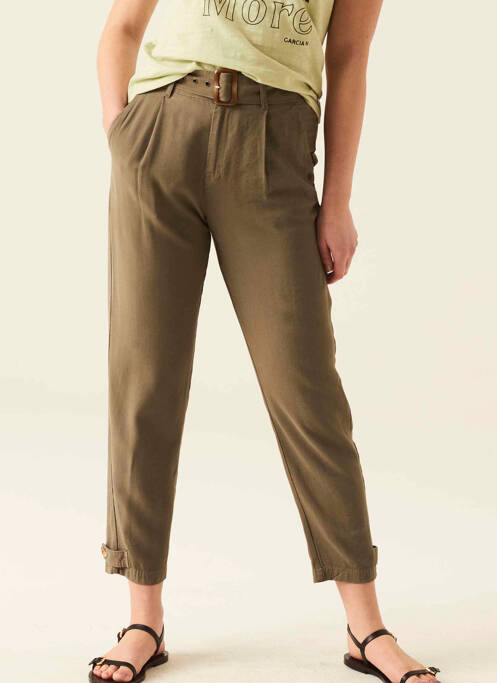 Pantalon chino vert GARCIA femme