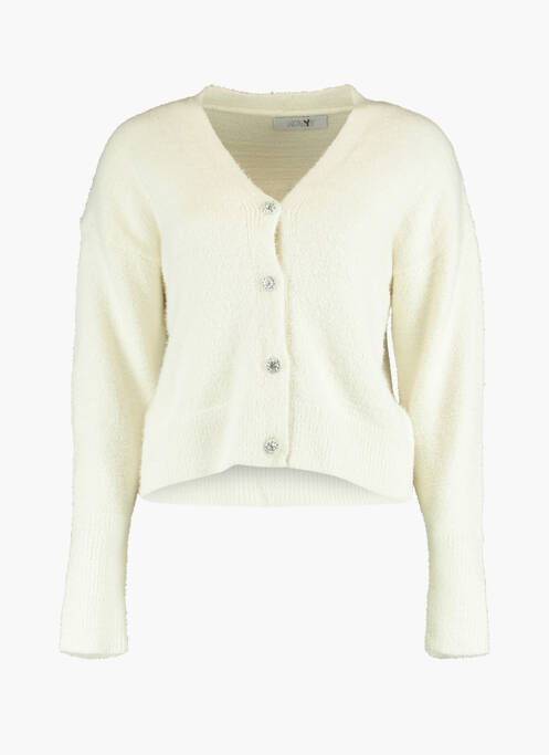 Gilet manches longues blanc HAILYS pour femme