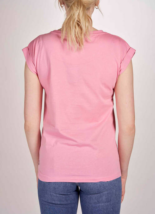 T-shirt rose R.EV 1703 BY REMCO EVENPOEL  pour femme