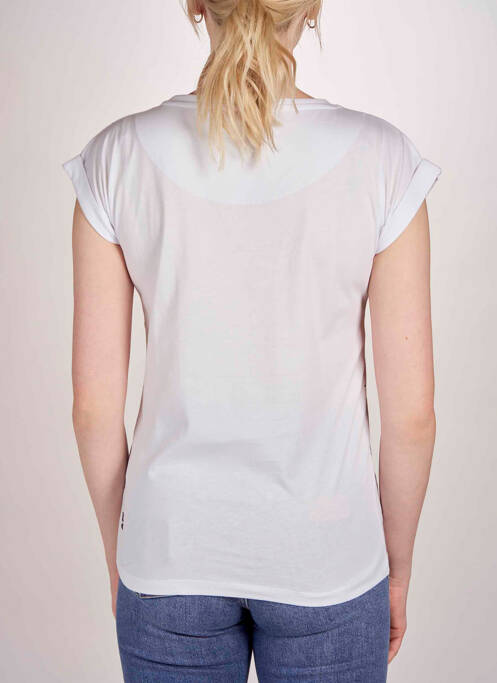 T-shirt blanc R.EV 1703 BY REMCO EVENPOEL  femme
