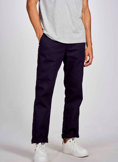 Pantalon chino bleu R.EV 1703 BY REMCO EVENPOEL  pour homme