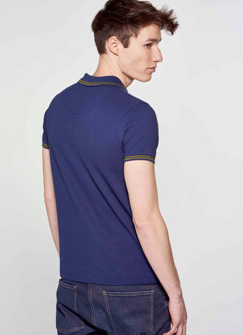 Polo bleu R.EV 1703 BY REMCO EVENPOEL  pour homme