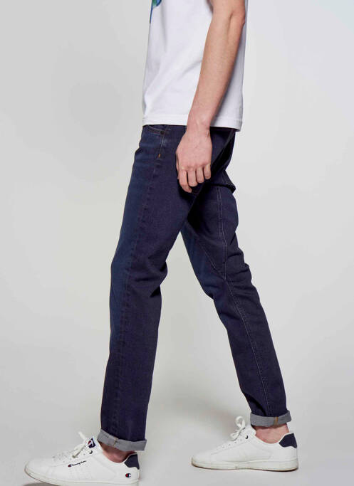Jeans coupe slim bleu R.EV 1703 BY REMCO EVENPOEL  pour homme