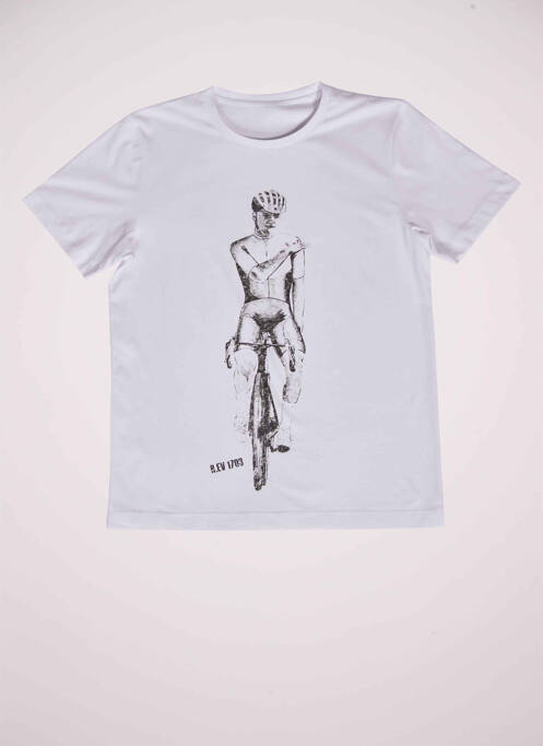T-shirt blanc R.EV 1703 BY REMCO EVENPOEL  pour homme