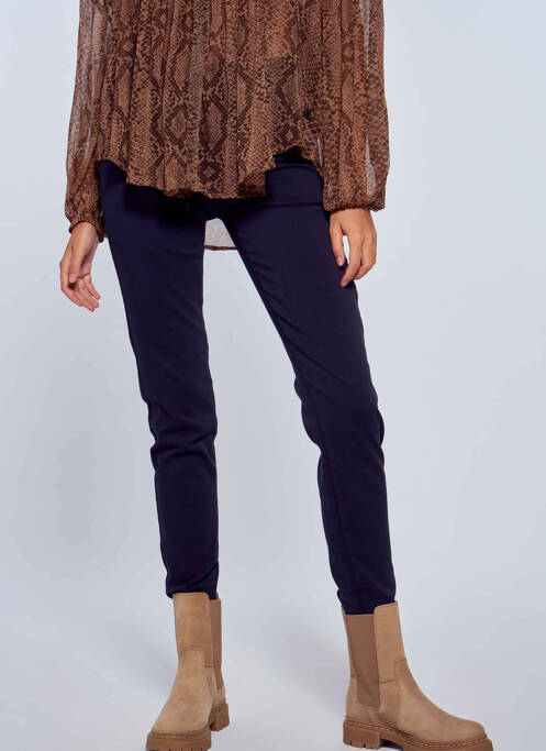 Pantalon 7/8 bleu NAF NAF pour femme