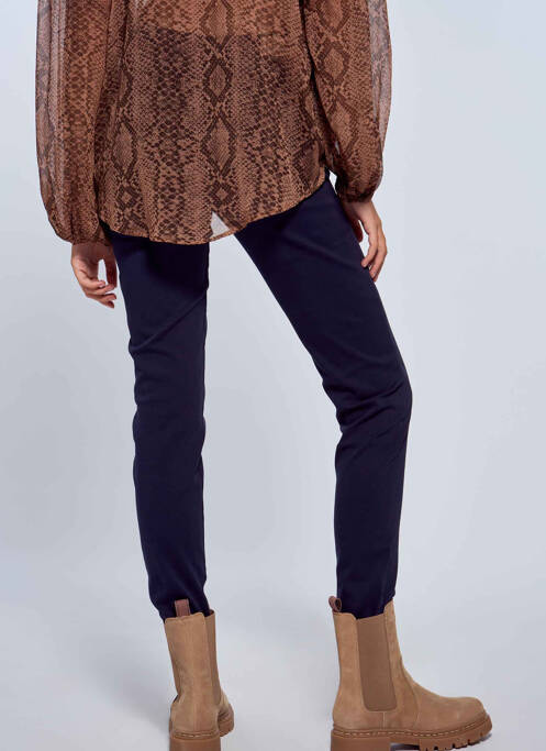 Pantalon 7/8 bleu NAF NAF pour femme