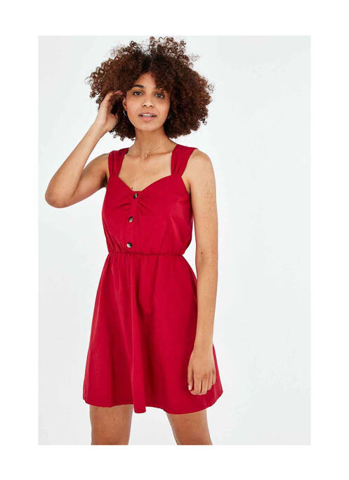 Robe courte rose NAF NAF pour femme