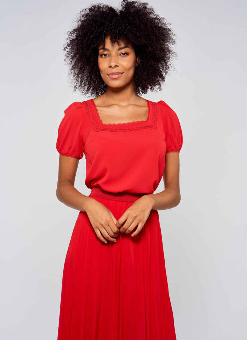 Top rouge NAF NAF pour femme