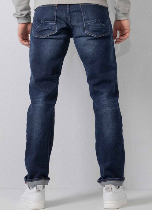 Jeans coupe droite bleu PETROL INDUSTRIES pour homme