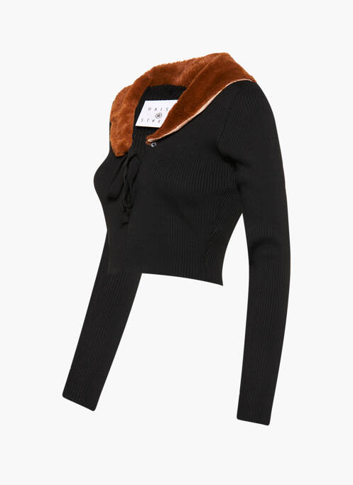 Gilet manches longues marron DAISY STREET femme