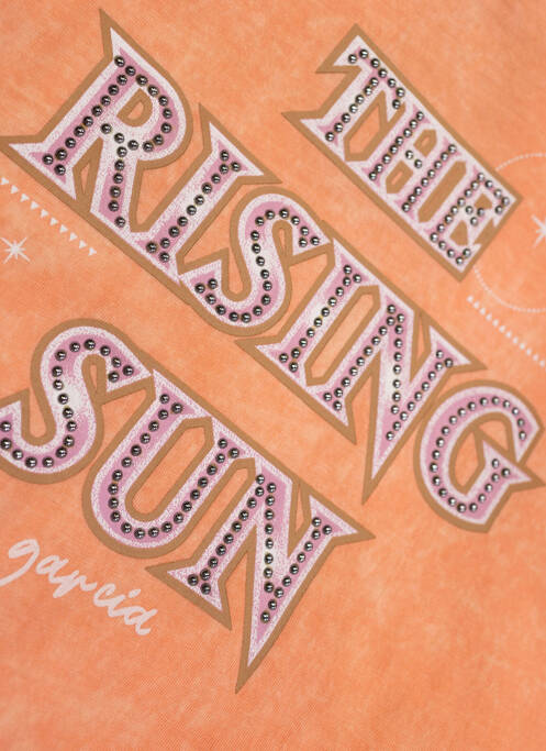 T-shirt orange GARCIA pour fille