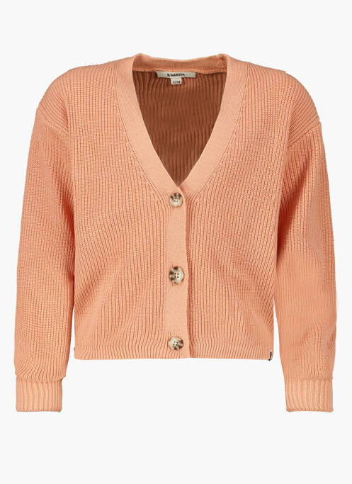 Gilet manches longues orange GARCIA pour fille