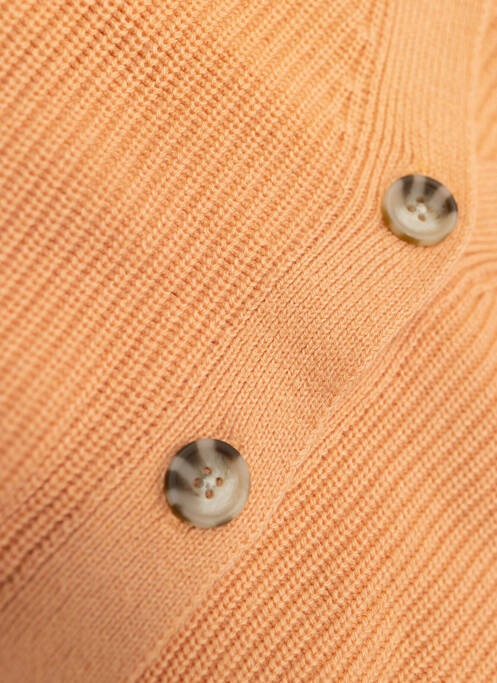 Gilet manches longues orange GARCIA pour fille