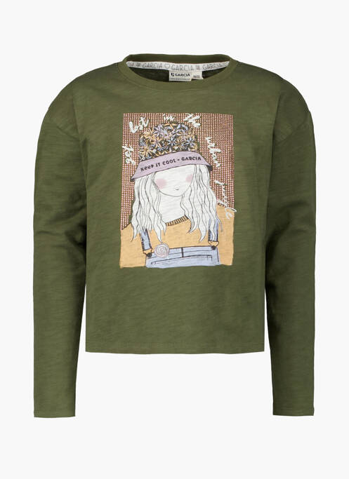Sweat-shirt vert GARCIA pour fille