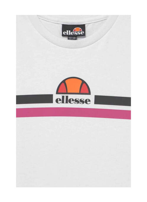 T-shirt blanc ELLESSE pour fille