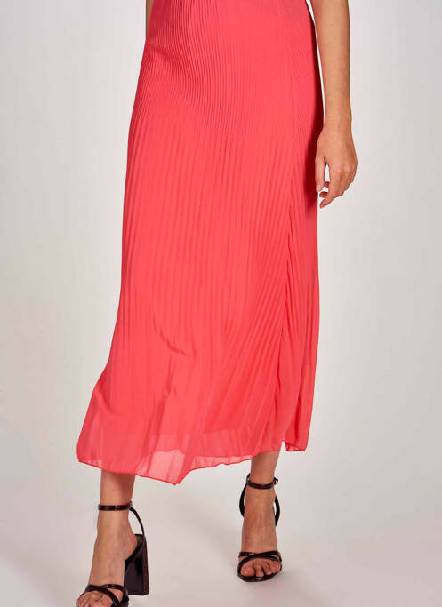 Jupe longue rose BELLITA pour femme