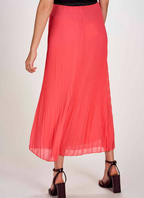 Jupe longue rose BELLITA femme