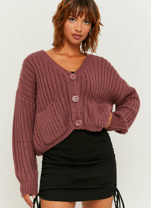 Gilet manches longues marron TALLY WEIJL pour femme