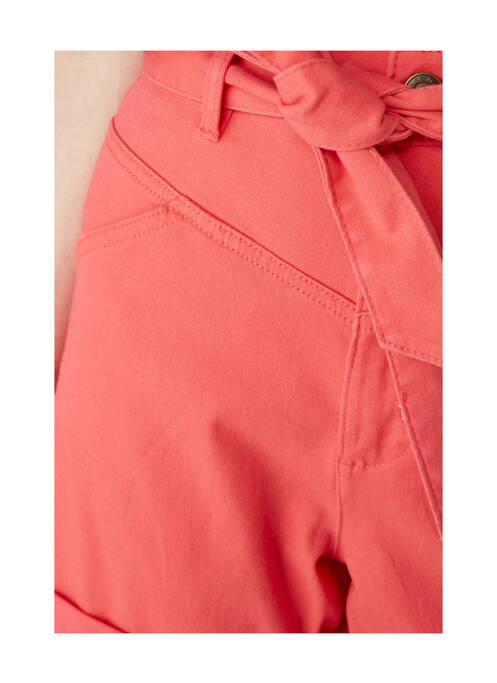 Short orange NAF NAF pour femme