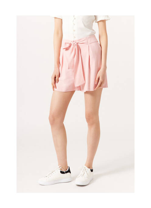 Jupe courte beige NAF NAF pour femme