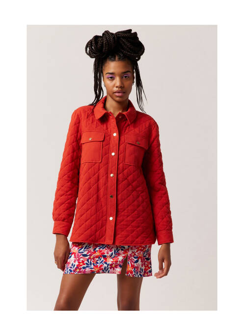 Veste casual rouge NAF NAF pour femme