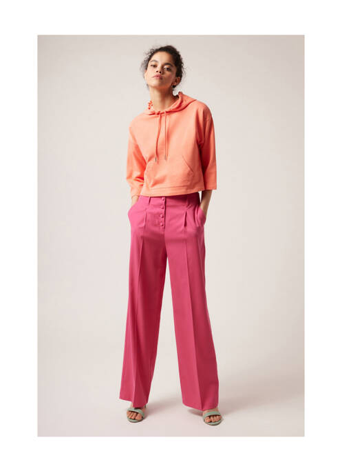 Pantalon chino rose NAF NAF pour femme