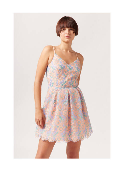 Robe courte bleu NAF NAF pour femme