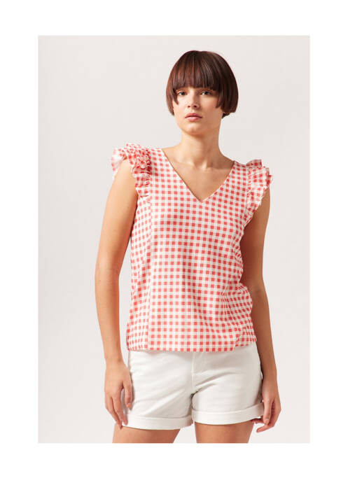 T-shirt rouge NAF NAF pour femme