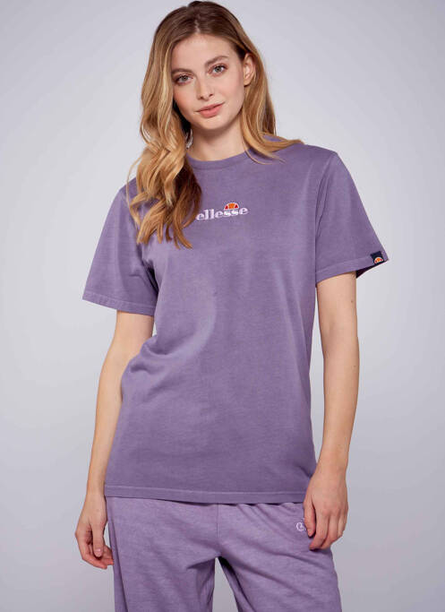 T-shirt violet ELLESSE pour femme