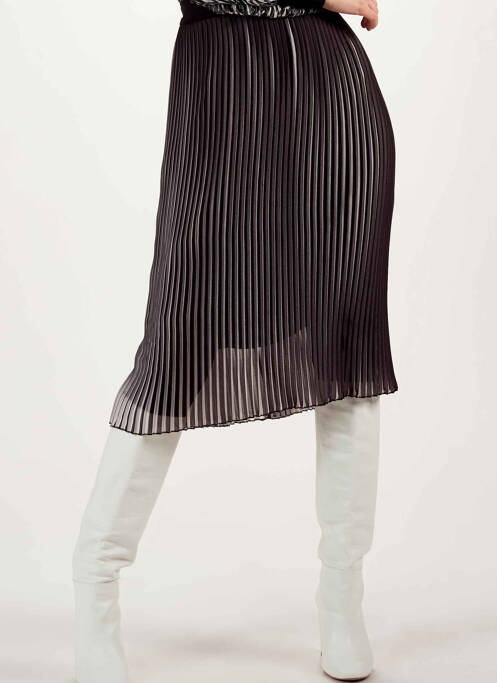 Jupe mi-longue noir BELLITA pour femme