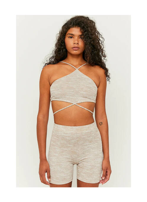 Short beige TALLY WEIJL pour femme