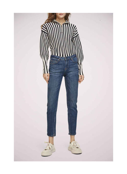 Jeans coupe slim bleu SCOTCH & SODA pour femme