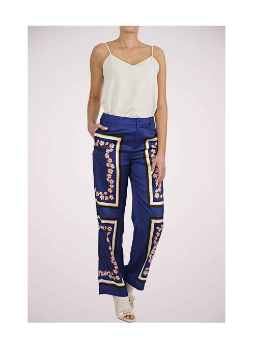 Pantalon chino bleu SCOTCH & SODA pour femme