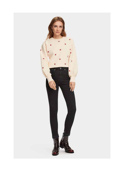 Jeans skinny noir SCOTCH & SODA pour femme