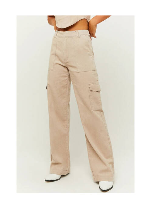 Pantalon cargo beige TALLY WEIJL femme