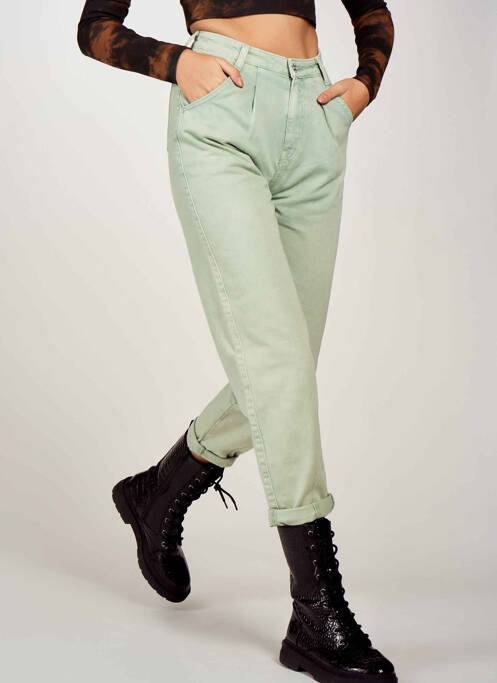 Jeans coupe droite vert TALLY WEIJL pour femme