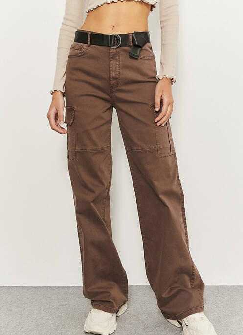 Pantalon cargo marron TALLY WEIJL pour femme