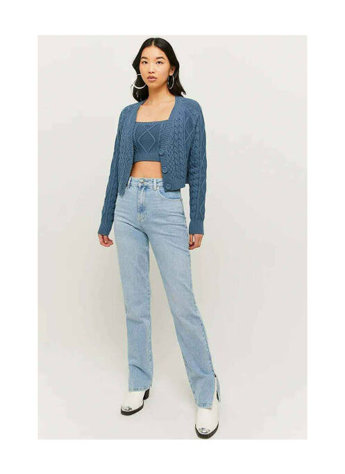 Jeans coupe droite bleu TALLY WEIJL pour femme