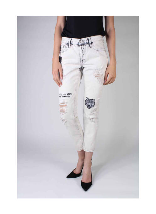 Jeans boyfriend gris TALLY WEIJL pour femme