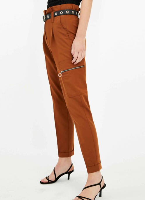 Pantalon 7/8 marron TALLY WEIJL pour femme