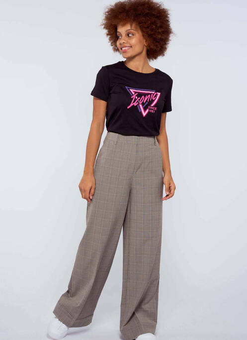 Pantalon flare gris TALLY WEIJL pour femme