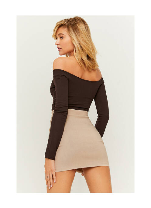 Jupe courte beige TALLY WEIJL pour femme